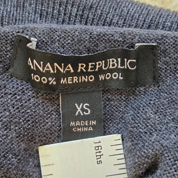 NWT Banana Republic Washable Merino Sweater Dress Grey XS - Picture 5 of 8